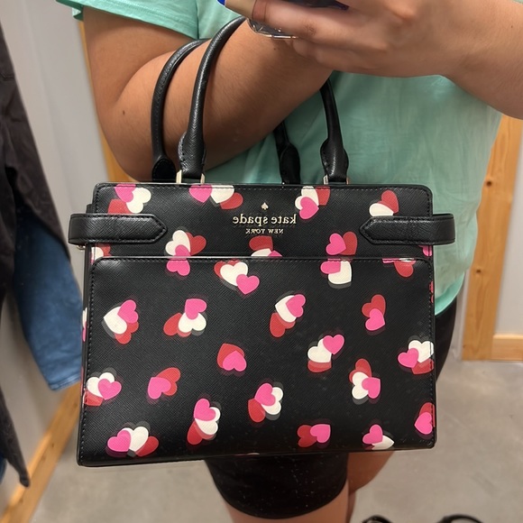 kate spade heart print handbag - Picture 4 of 4